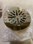 Delta DT051411-PN 4" Prefab Round Shower Drain - Brilliance Polished Nickel