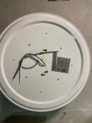 Millennium Lighting 4531-WH Rosata 16" Wide Flush Mount Drum Ceiling Fixture - White