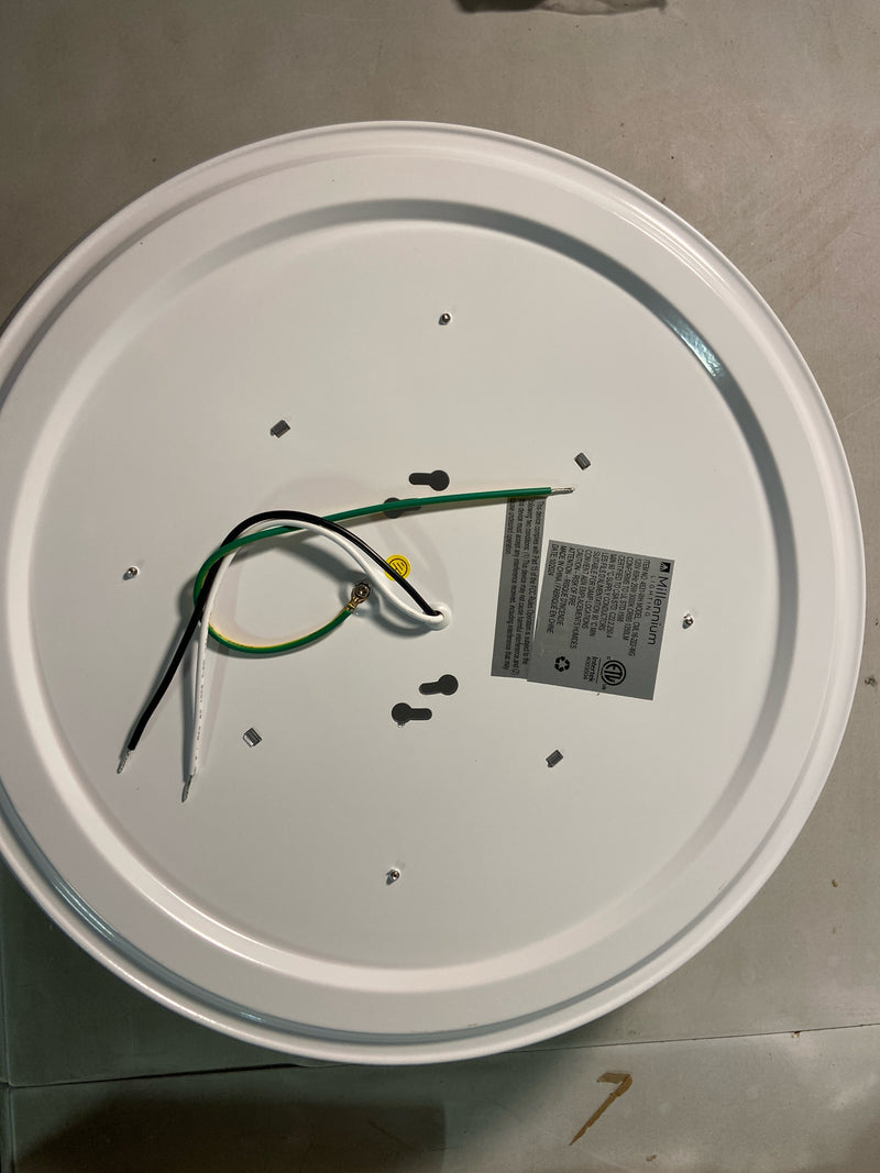 Millennium Lighting 4531-WH Rosata 16" Wide Flush Mount Drum Ceiling Fixture - White