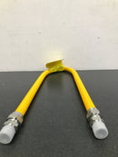Jones Stephens G71142 36" Stainless Steel Gas Connector with 1/2" and 1/2" Fittings - N/A