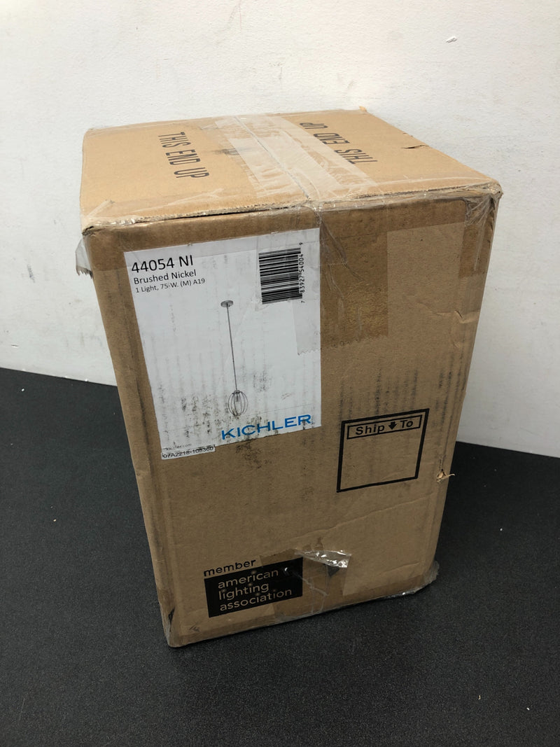 Kichler 44054NI Tao Single Light 8" Wide Mini Pendant - Brushed Nickel