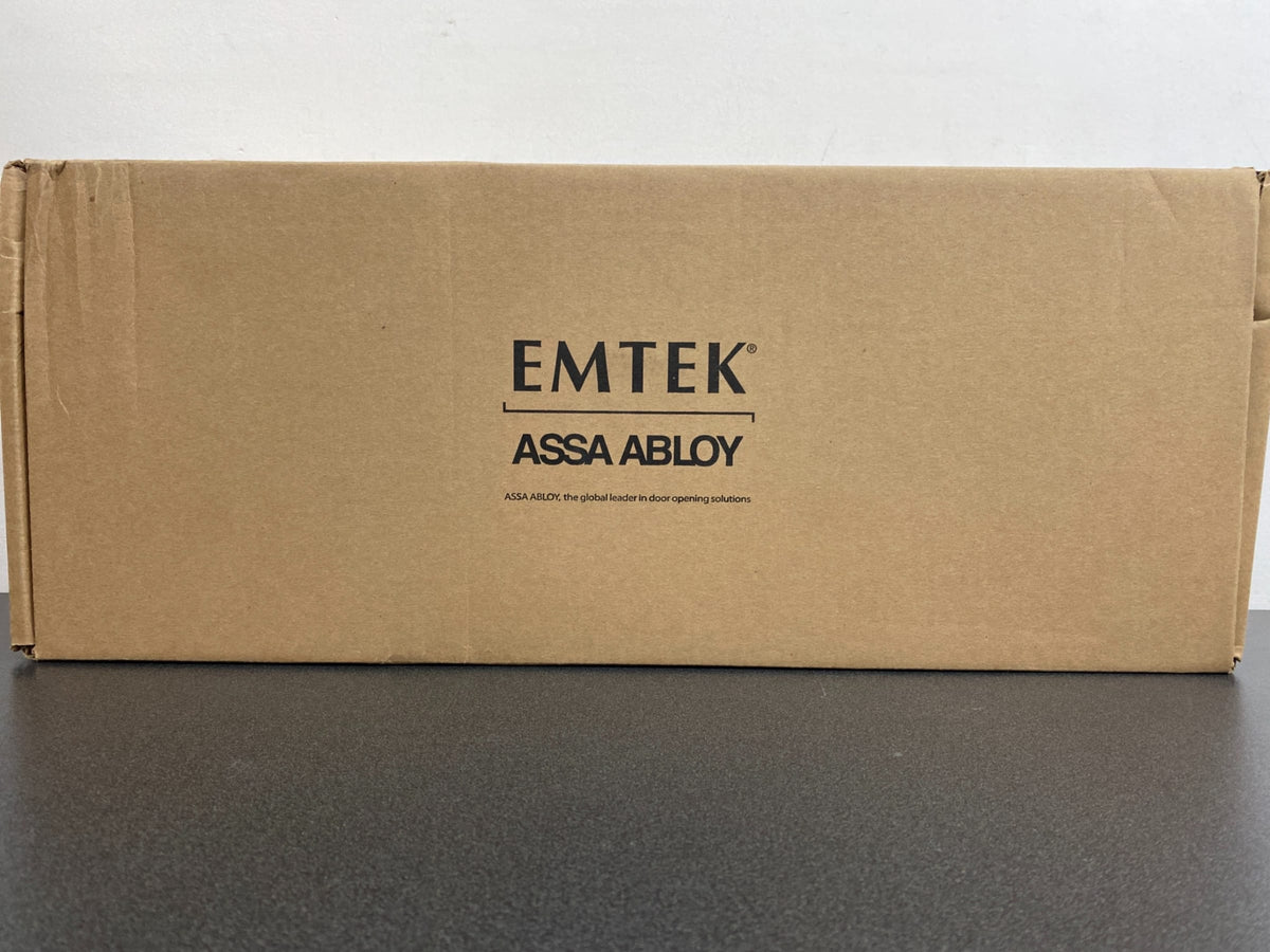 Emtek 4809US19 Lausanne Dummy Brass Modern Handleset - Flat Black