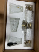 Kohler 26848-SC03-2GL Simplice 22.625 in. 3-Light Brushed Moderne Brass Wall Sconce