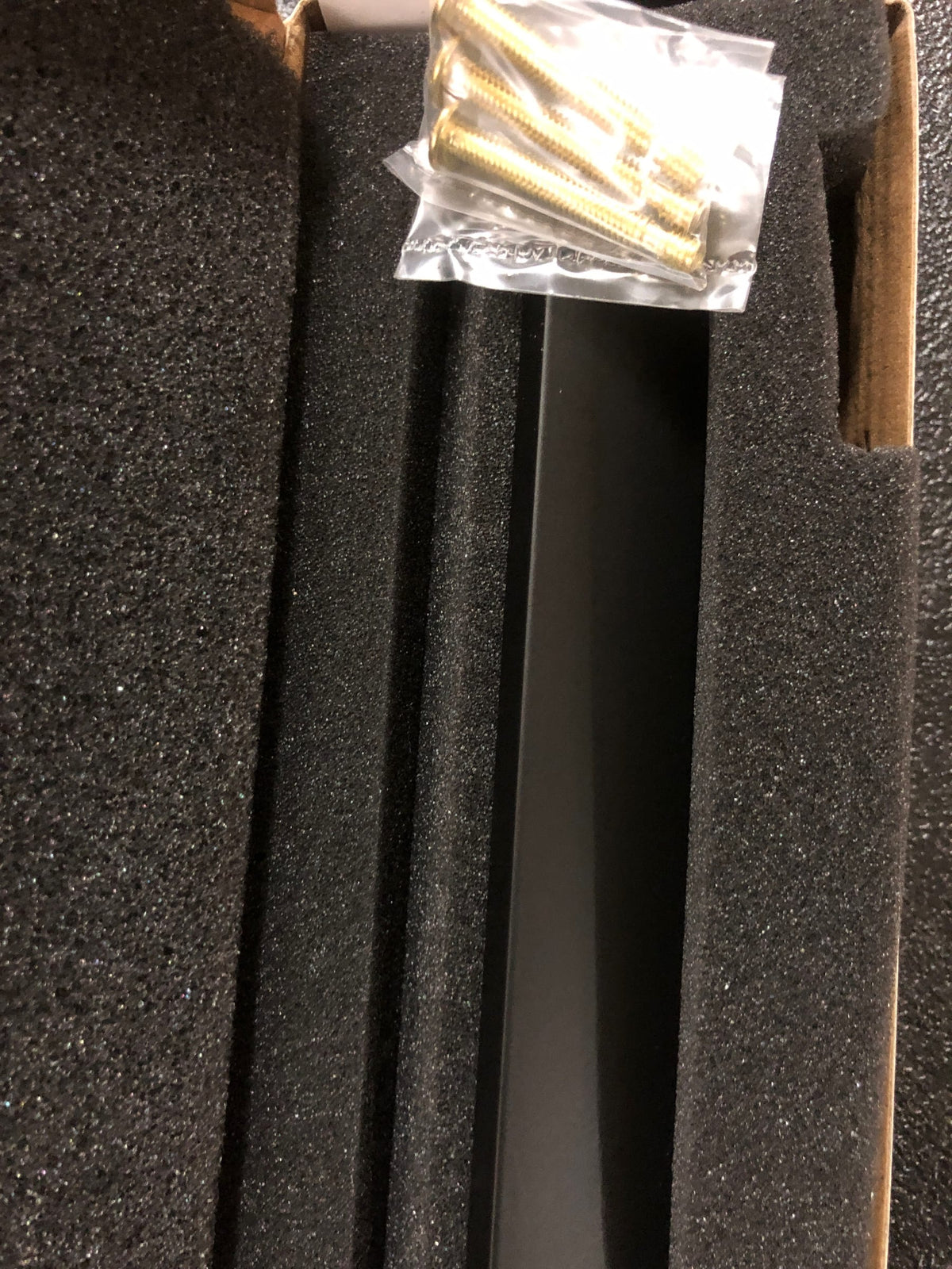 Alno D960-12-MB Tab 12" Center to Center Solid Brass Surface Mount Linear Appliance Handle / Appliance Pull - Matte Black