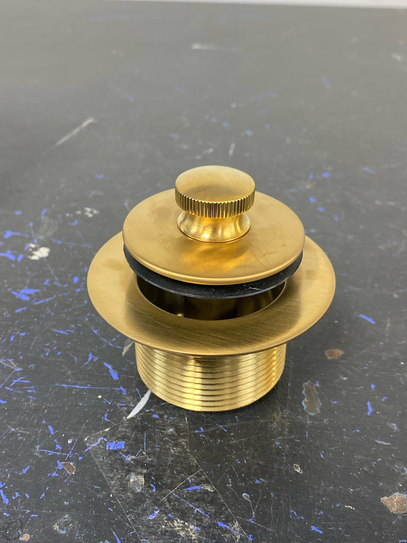 Moen T90331BG 1-1/2" Threaded Tub Drain Kit with Push-N-Lock Drain Assembly - Brushed Gold