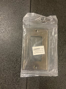 Deltana SWP4754U5 Solid Brass 1 Gang Single GFI Rocker Switch Wall Plate - Antique Brass
