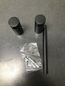 MOEN Align 9 in. Hand Towel Bar in Matte Black-YB0486BL