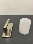 Sonneman 1912-13 One Light Sconce, Silver