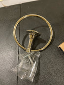 Signature Hardware SHMA555003PN Marceau 6-5/16" Wall Mounted Towel Ring - Polished Nickel