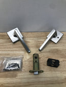 Emtek S100HLSS Helios Style Stainless Steel Passage Door Leverset from the Stainless Steel Modern Collection - Brushed Stainless Steel