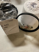 Hampton Bay Rigby 9.6 in. 1-Light Matte Black Round Flush Mount, Farmhouse Ceiling Light