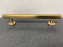 Emtek 86676US4 Freestone 5 Inch Center to Center Bar Cabinet Pull from the Urban Modern Collection - Satin Brass