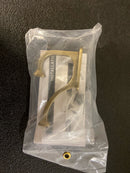 Amerock H37007BBZ Alder 4-1/2 in. L Golden Champagne Double Prong Wall Hook