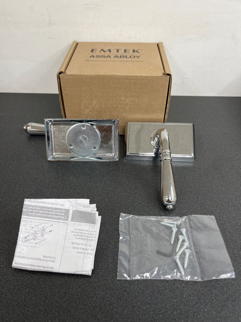 Emtek 805TUS15 Turino Reversible Non-Turning Two-Sided Dummy Door Lever Set from the Classic Brass Collection - Satin Nickel
