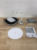 DALS Lighting GPN6-CC-BK Fusion 6" Integrated LED Adjustable Recessed Trim - Black