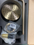 Brizo T60267-GLLHP Allaria Shower Only Trim Package with 1.75 GPM Single Function Shower Head - Less Handles and Rough In - Luxe Gold