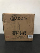 Filament design HD-TE47087 5.5 in. Matte Black Sconce