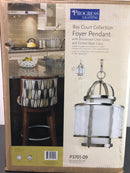 Progress Lighting P3701-09 Bay Court Single Light 12" Wide Pendant - Brushed Nickel