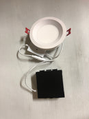 Commercial electric 92292 Elite Series 4 in. LED DuoBright, 3-Level Lumen Select, Baffle Canless Recessed Light, Adjustable CCT