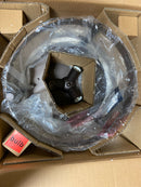 JONATHAN Y Lighting JYL1305A Cooper 3 Light 16" Wide LED Flush Mount Drum Ceiling Fixture - Dark Brown Wood / Oil Rubbed Bronze