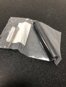 INOX DSIX09-19G DSIX 3-1/2 Inch Baseboard Mounted Rigid Door Stop - Graphite Black