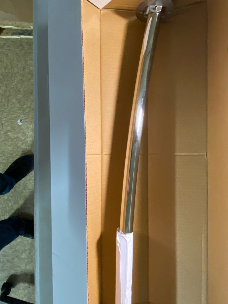 Kohler K-9351-S Contemporary Curved Shower Rod from the Expanse Series - Polished Stainless