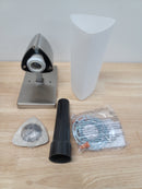 Progress Lighting P300061-009 Zura Single Light 4-1/2" Wide Bathroom Sconce with Etched Opal Glass Shade - Brushed Nickel