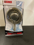 Delta 4-Setting In2ition 2-in-1 Dual Shower Head with HandHeld Spray, Brushed Nickel Detachable Shower Head with Hose, Showerhead, 1.75 GPM Flow Rate, SpotShield Nickel 75486CSN
