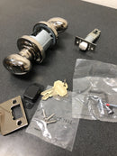 Baldwin 5226055ENTR Egg Style Keyed Entry Door Knob Set with Classic Rosette the Emergency Exit Function - Lifetime Polished Nickel