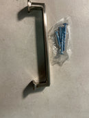 Jeffrey Alexander 171-128SN Richard 5-1/16" (128mm) Center to Center Contemporary Grip Cabinet Handle / Drawer Pull - Satin Nickel