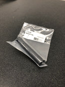 INOX DSIX09-19G DSIX 3-1/2 Inch Baseboard Mounted Rigid Door Stop - Graphite Black