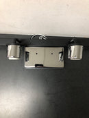 Home decorators collection 4000204-05 Westbrook 4-Light Matte Black Modern Bathroom Vanity Light with Chrome Accents