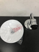 Elegant Lighting LD4033W9C Etude Single Light 8" Tall Bathroom Sconce - Chrome