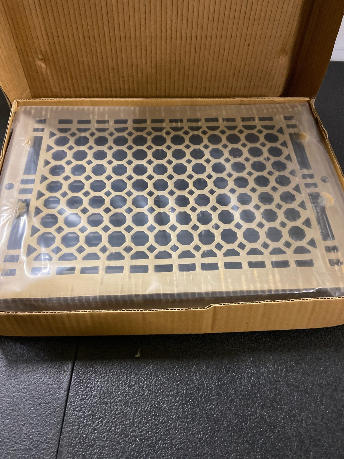 Signature Hardware Honeycomb Brass Wall Register 327334