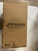 Progress Lighting P560029-031-30 Z-1010 Light 7-1/2" Wide Integrated LED Outdoor Wall Sconce with Clear Seeded Glass Diffuser - ADA Compliant - Black