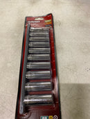 3/8 in. Drive Deep Metric Socket Set (10-Piece)