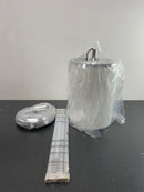 Z-Lite 164-6 Cameo 1 Light Mini Pendant with White Shade - Chrome