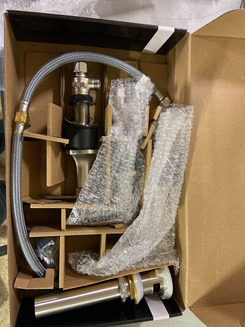 Signature Hardware 953982 Sefina 1.2 GPM Widespread Bathroom Faucet with Pop-Up Drain Assembly - Brushed Nickel