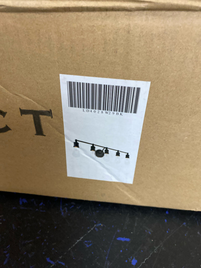 Elegant Lighting LD4028W29BK Serif 5 Light 29" Wide Bathroom Vanity Light - Black