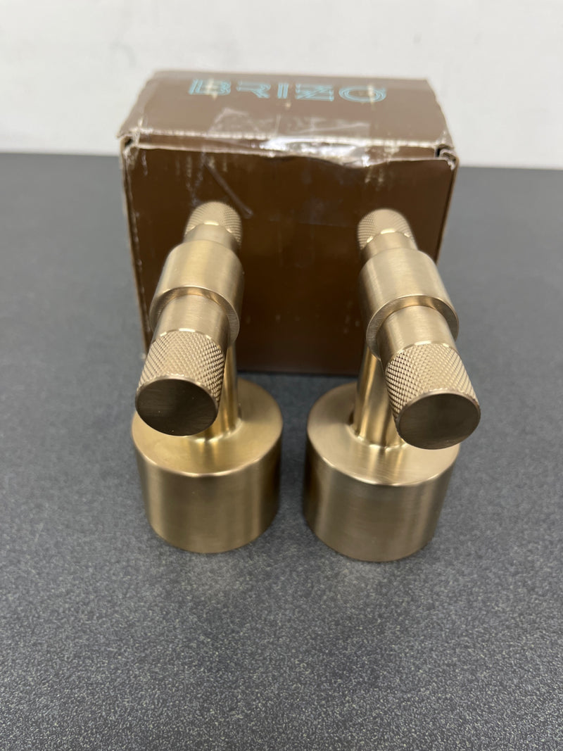 Brizo HL633-GL Litze Roman Tub Faucet Handle Kit - T-Lever Handles - Luxe Gold