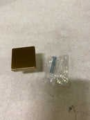 Berenson 2649-1MDB-P Berenson BROOKRIDGE-KNOB-Square Brookridge Contemporary 1-7/32" Flat Square Sleek Cabinet Knob/Drawer Knob with Mounting Hardware