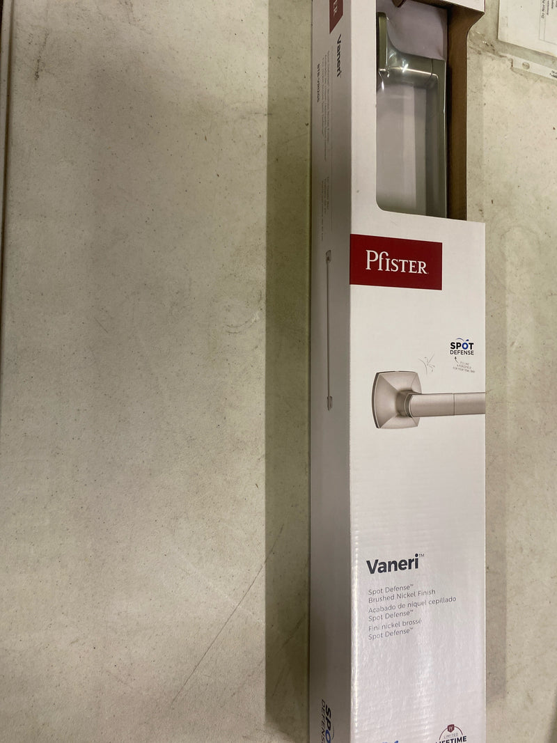 Pfister BTB-VRI2GS Vaneri 24 in. Wall Mounted Towel Bar in Spot Defense Brushed Nickel