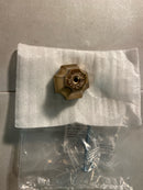 Belwith Keeler B076636-CBZ Monarch 1-1/4" Scalloped Square Glam Cabinet Knob / Drawer Knob - Champagne Bronze