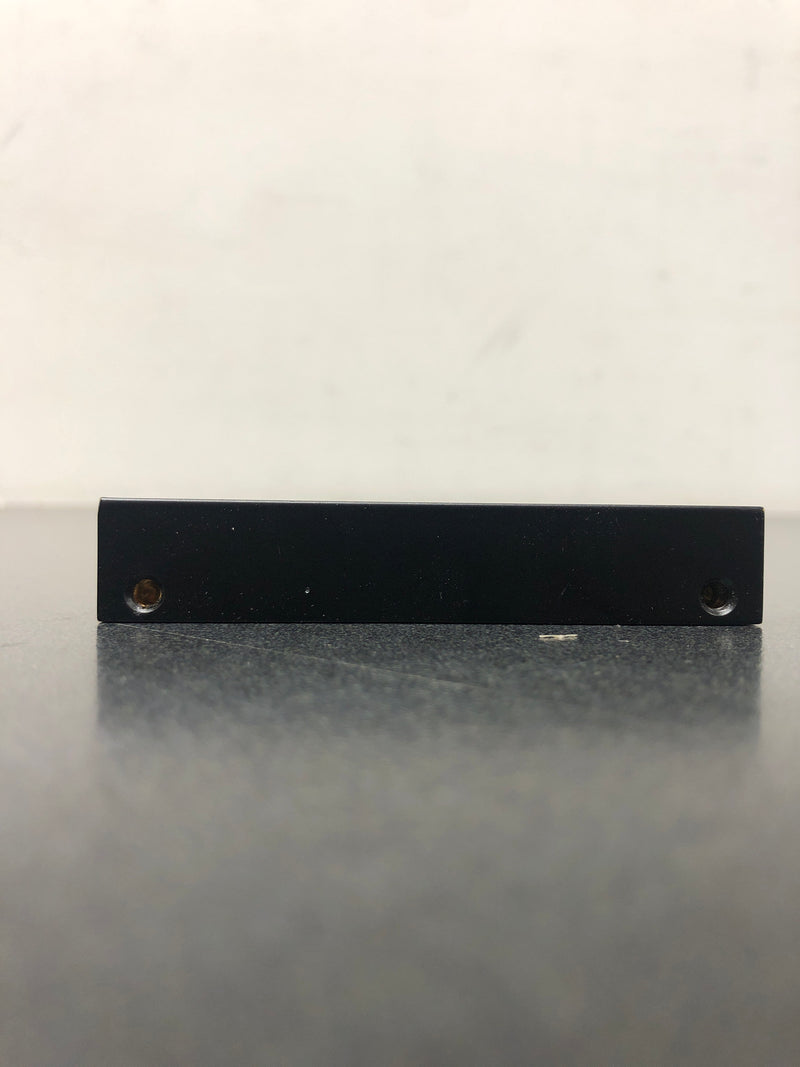 Alno A970-3-MB Tab 3" Center to Center Solid Brass Linear Surface Mount Cabinet Handle / Drawer Pull - Matte Black