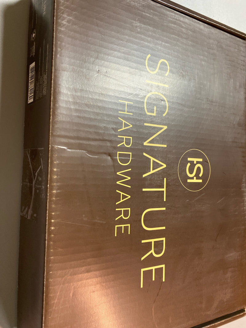 Signature Hardware SHWSCHB807ZBN Hibiscus Widespread Bathroom Faucet