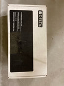 Delta H557BL Trinsic Bathroom Faucet Wall Mounted Lever Handles - Matte Black