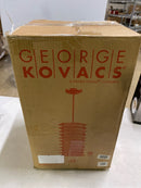 Kovacs Levels 10" Wide Integrated LED Mini Pendant Pure White Fabric Shade Y18K