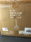 JONATHAN Y Lighting JYL7436B Pagoda 4 Light 12" Wide LED Taper Candle Pendant - Antique Gold