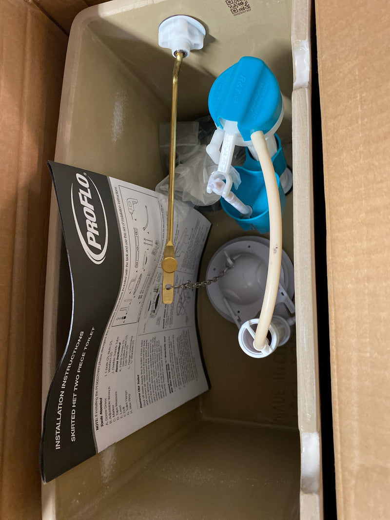 PROFLO PF9612WH Pyne Toilet Tank Only - Less Seat - White