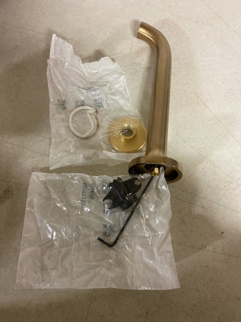 Brizo T65875LF-GLLHP Odin 1.5 GPM Wall Mounted Widespread Bathroom Faucet - Less Handles and Rough In - Luxe Gold